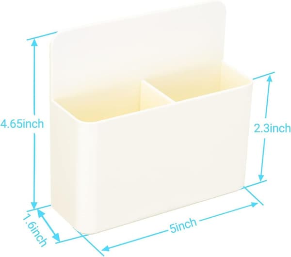 Magnetisk markørholder for whiteboard / kjøleskap / 1 stk hvit