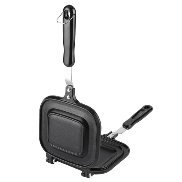 Dobbeltsidig multifunksjonell stekepanne, smørbrødrist, frokostmaskin, non-stick bakeform