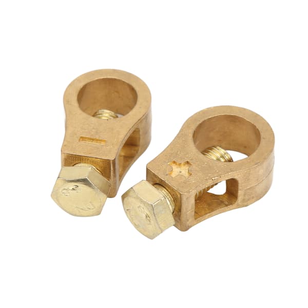 2 STK Batterikabelklemme O-form 16-18mm ID Universal for skip bobiler lastebiler biler