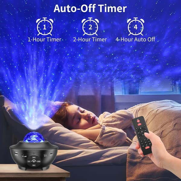 Stjernehimmelprojektor, stjernelampe galakseprojektor LED planetarium P