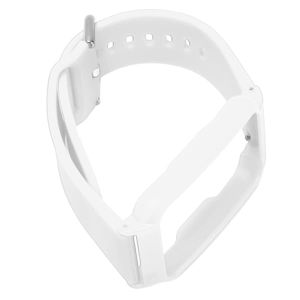 Watch Strap with Case 20mm Waterproof Soft Silicone Adjustable Size Lightweight for OPPO Free White + White Case