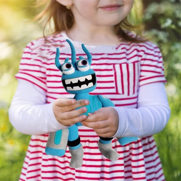 My Singing Monsters Pehmolelu Sarjakuvapeli Wubbox Pehmolelu 25cm Sininen Hirviö Blue Monster