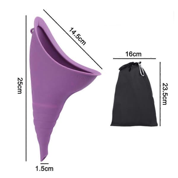 Portable Female Urinal Funnel - Challenge Urination with Silicone Material