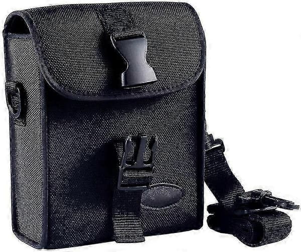 Binocular Case, Universal Binocular Case, Elegant and Robust, Oxford, Adjustable Straps, For 42mm Binoculars, Black