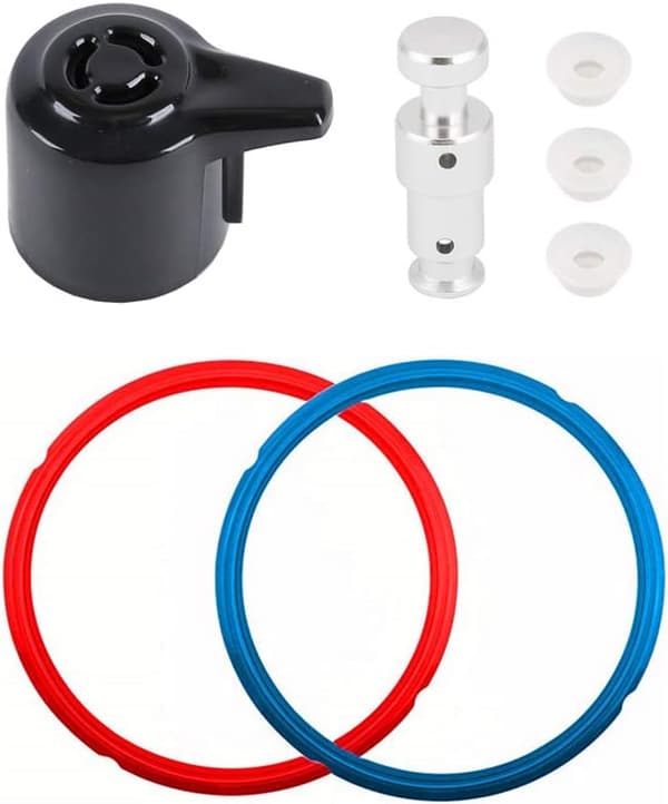Replacement Parts for Instant Pot Duo 5, 6 Quart Qt including Sealing Ring, Steam Valve, and Float Valve Seal