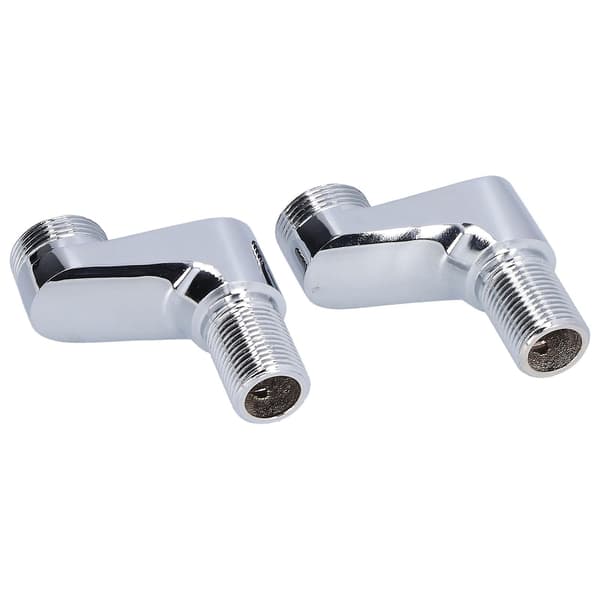 G1/2 to G3/4 Shower Mixer Tap Swing Arm Adapter Cold Hot Water Pipe Fixed Accessory for Bathroom [DB]