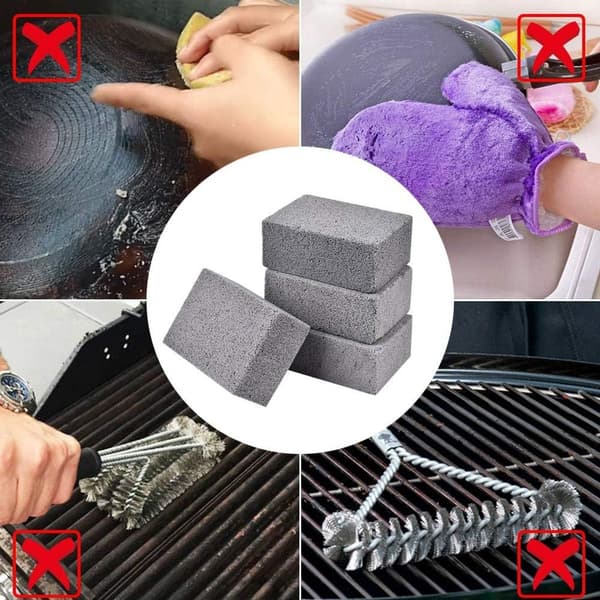 4-pack grillrengöringsblock, ekologisk grill