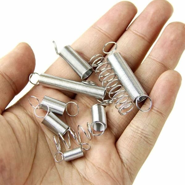 200 Springs Assortment Extension Springs Various Small Extension and Compression Springs with Storage Box
