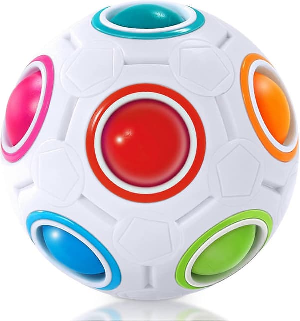 Magisk Regnbuebold - Magisk Regnbuebold, legetøjskubedesign