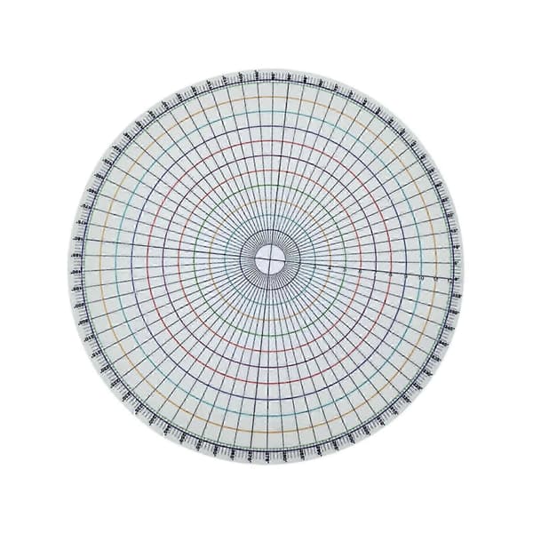 Ceramic Circle Dividing Tool for Underglaze Painting & Trimming - Precision Measuring Board for Pottery Modeling