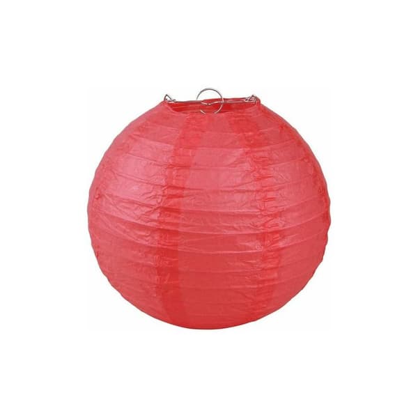 Paper Lanterns Decorations Birthday Wedding Christmas Sky (Red 25cm) CHAM