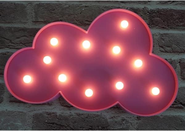3D Sky Lampe Dekorativ LED Nattlampe for Barn og Voksne, Varmhvit