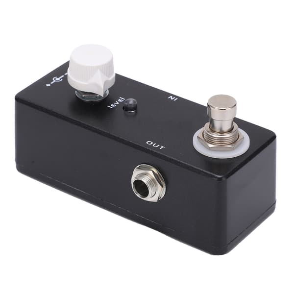 Guitar Volume Effect Pedal Knopkontrol Dæmper med True Bypass Tuner Tilbehør 20mA