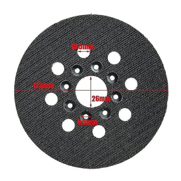 5 inch Hook and Loop Sanding Pad 125mm Sanding Disc for Bosch GEX 125-1 AE, PEX 220 A, PEX 220 AE [DB]