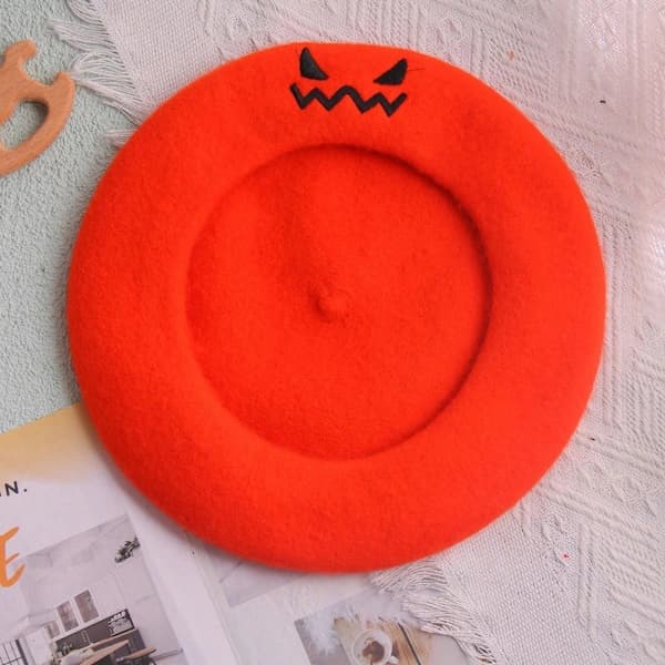 Halloween Pumpa Keps Hatt Franska Hattar ORANGE BARN orange barn-barn