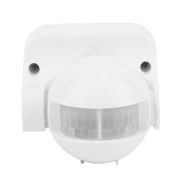 Stor infraröd rörelsesensor 220V-240V 180 graders vinkel vit