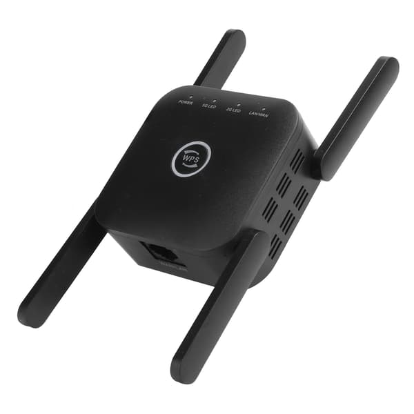 Wireless Wifi Repeater Signal Booster Range Extender Computer Accessories AC 110-240V Black EU Plug