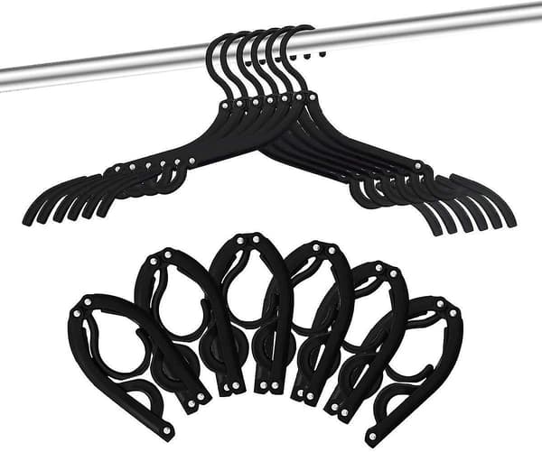 12 stk Reisefester Sammenleggbare Kleshengere Klesstativ
