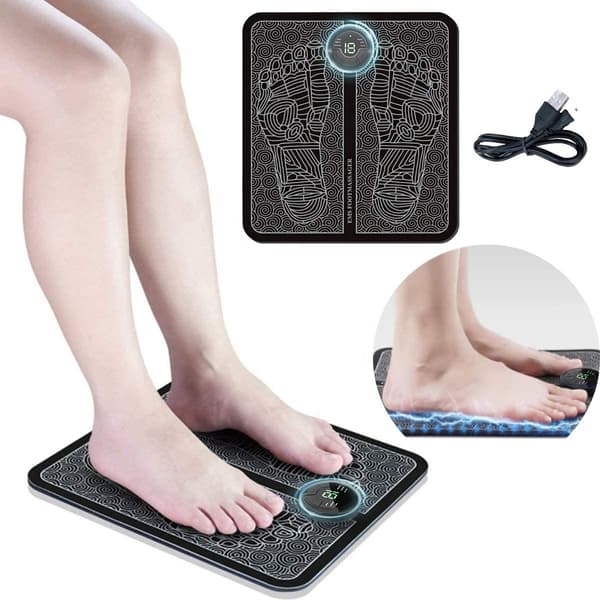 Elektrisk EMS Fodmassagemåtte
