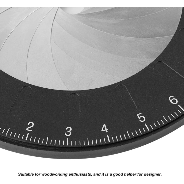 Justerbart cirkelritverktyg, mätverktyg för små ritverktyg,