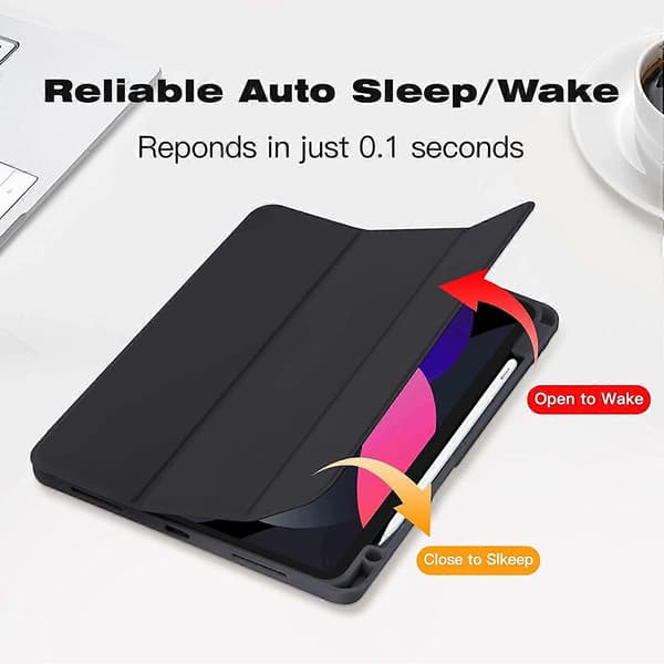 Tech-Protect iPad 10.9 2022 Deksel SmartCase svart