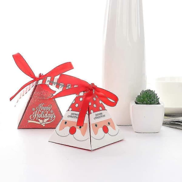 Julklappsset Presentförpackning Set med 30 Dekorativa Godisaskar Kakor Godispåsar