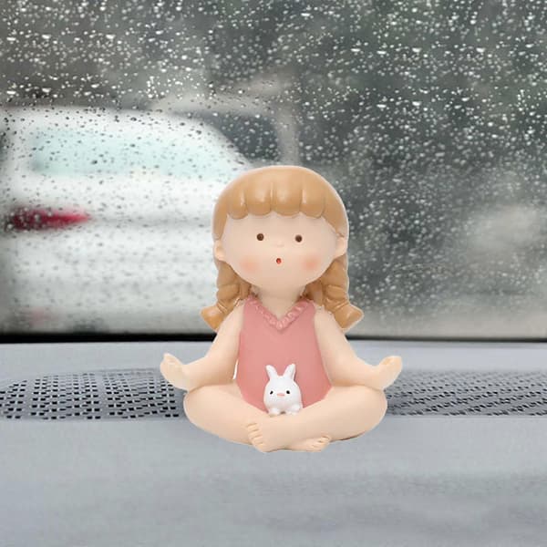 Statue boligindretning yogastilling statue gave Lotusstil