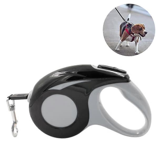 5m Retractable Dog Leash, Dog Walking Leash for Large Medium Small Dogs (black)
