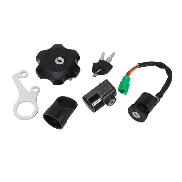 Ignition Switch Key Gas Cap Set 37000 29820 Replacement for DRZ400S DRZ400SM