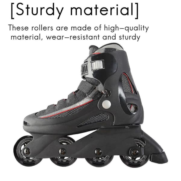 8-pack Inline Skate Wheels, Indoor/Outdoor Roller Skate Wheels, Replacement Wheels with Bearings 64mm