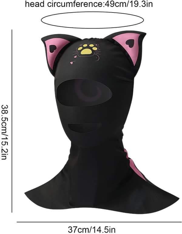 UV-ansiktsdeksel, UV-beskyttelse-ansiktsdeksel is Icy Neck Gaiter -
