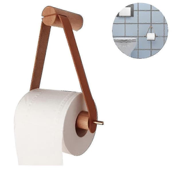 Retro toalettpapirholder i tre