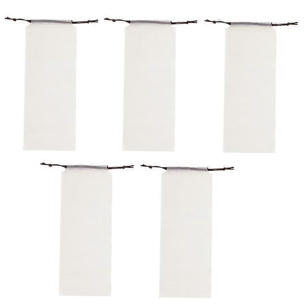 5 Pcs Umbrella Storage Bag Dustproof Drawstring Design Transparent Foldable Umbrella Holder for Outdoor