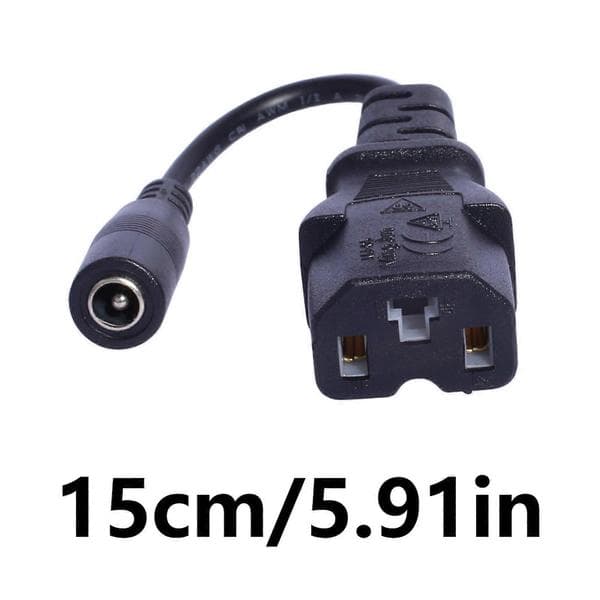 15 cm længde DC5.5x2.1mm hun til 5525/8016/C13/M16/12/XLR adapterkabel til solcelleenheder og LED-lysventilator til 8016 to 8016
