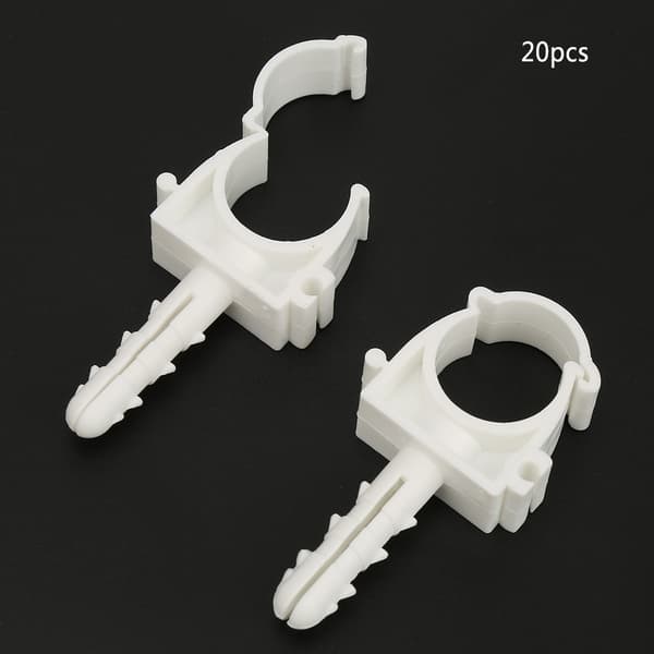 U-shaped Pipe Clamp Water Pipe Fixed Clips Support Holder with Screws (25mm)