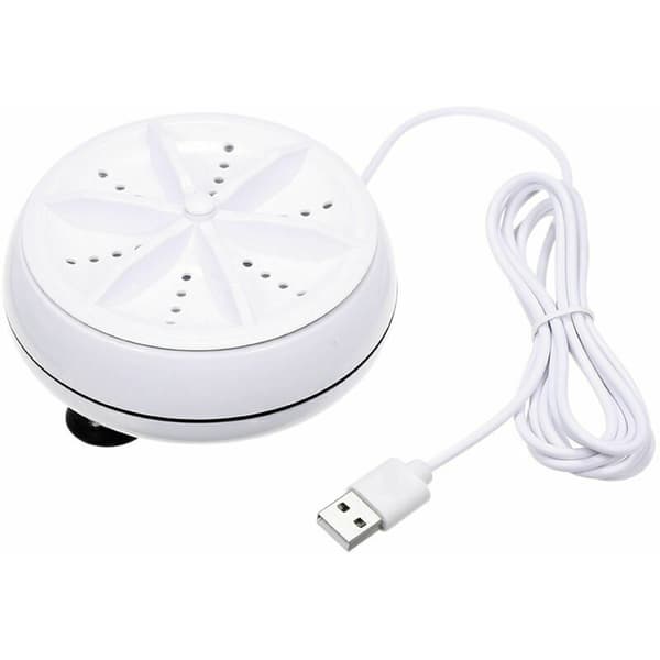 2-in-1 Mini Washing Machine Portable Personal Rotary Turbine Washing Machine with USB Cable