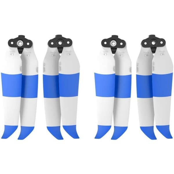 Air 2S Propeller Tyst Propeller Vikbar 7238F Propeller för DJI Mavic Air 2/Air 2S Drönartillbehör (Blå Vit 4-pack)