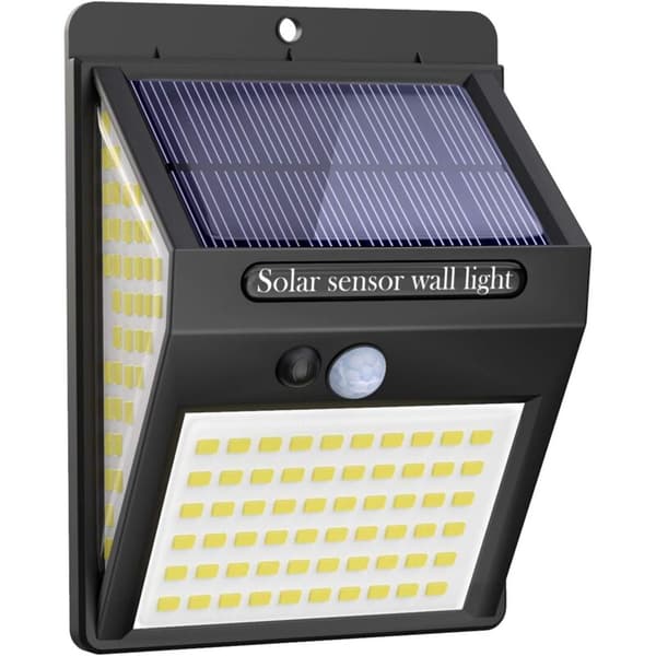 140 LED solcellelamper for utendørs bruk med belysningsmoduser KLB