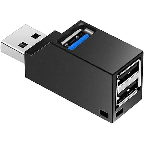 USB-hub, Mini USB 3.0-hub, bærbar adapter, højhastighedsudvidelse, multi-USB-hub, splitter, kablet adapterkabel til PC-laptop