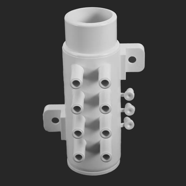 Spa Varm kilde badekar PVC Vandrør 8 Port VVS Manifold Vandseparator Tilbehør