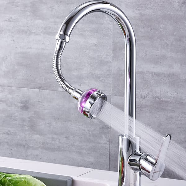 Sink Faucet Sprayer Attachment 360 Rotatable Mixer Head Booster for Kitchen