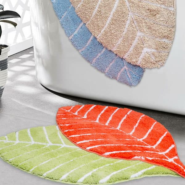 Sød dørmåtte til børn - Absorberende mikrofiber badeværelsesmåtte entré dørmåtte gulvmåtte ark måtte Farve: Blå