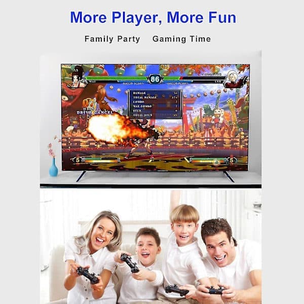 20000+ 4K HDMI TV Video Game Stick Retro Game Console with 2 Wireless Controllers 4K Game Stick, 100% New