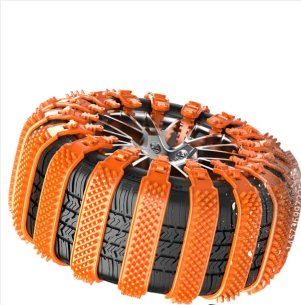 10-pak universelle snekæder til biler Orange Orange Orange