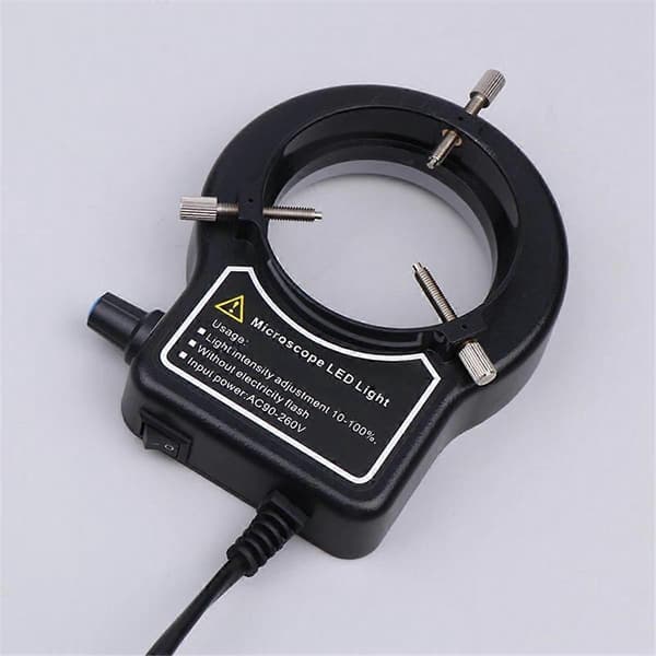 Microscope Ring Light Illuminator Lamp for Microscope Circle Light Industrial Microscope Camera EU-