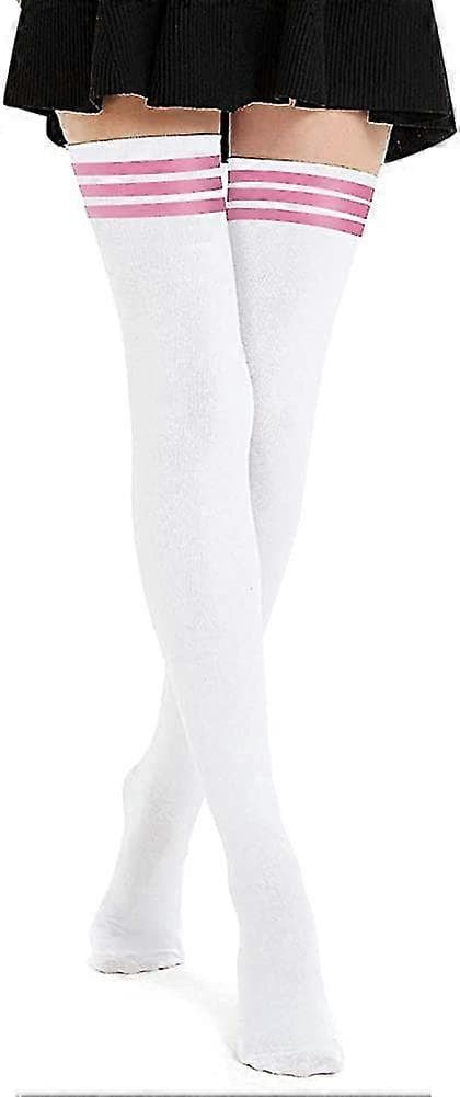 Extra Long Women's Over-the-Knee Socks Knee-High Socks Long Socks White White