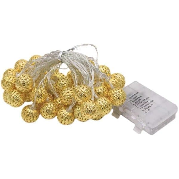 Belysning 1.5M Serie Lamper Dekorativ Runde - Gule Lamper