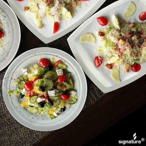 Extra Strong Paper Plates - Eco-Friendly, Biodegradable and Compostable - 23 cm - 50-pack - Perfect for Picnics, BBQs and Parties