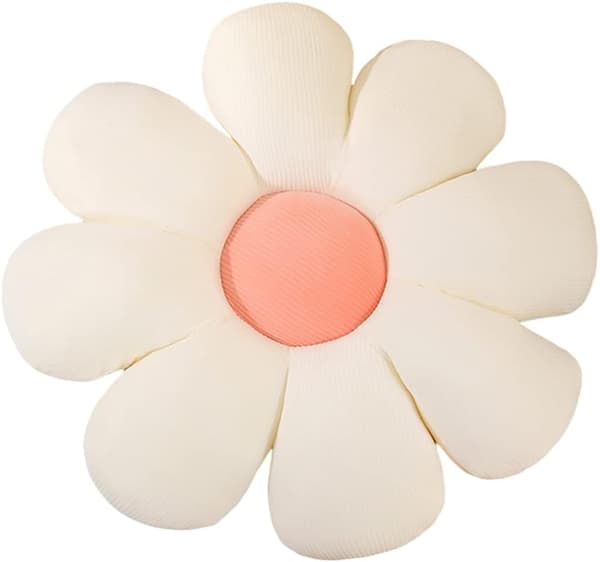 Blomstret gulvpute, gulvstolpute, hjemmesofa, lesing