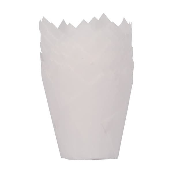 #Muffinsforme 150 stk. Tulip Cupcake Bageforme Tulip Muffins Bageforme Papirforme Hvid og Brun Ko-hud #